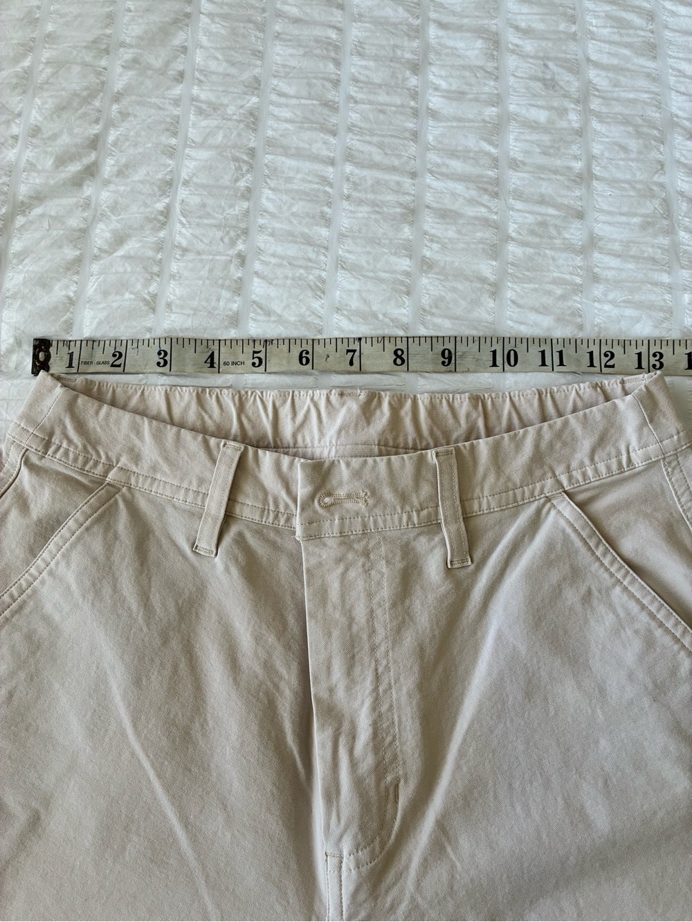 Vuori Getaway Wide Leg Pants in Milkweed Cream Size Small - Picture 7 of 10